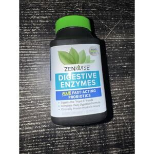 Zenwise Digestive Enzymes Probiotics & Bromelain for Gut Health 60 CT 09/2027